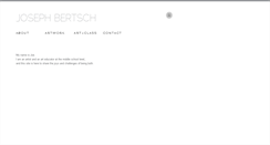 Desktop Screenshot of josephbertsch.com